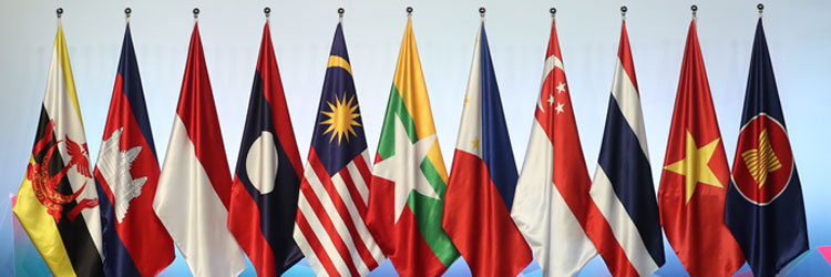 ASEAN flags