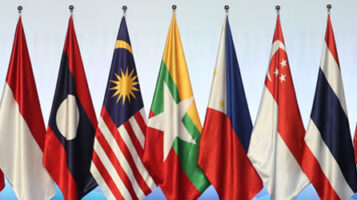 ASEAN flags