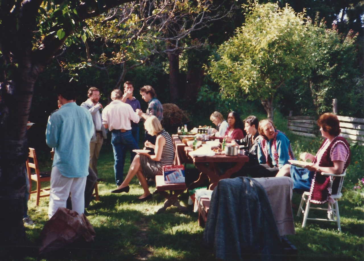 History department grad school party, 1986