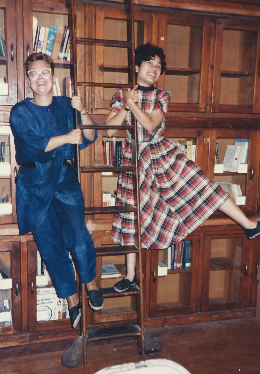 With New York Chinatown History Project colleague Lily, 1987